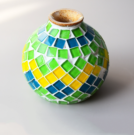 Mine Shaped DIY Mosaic Vase