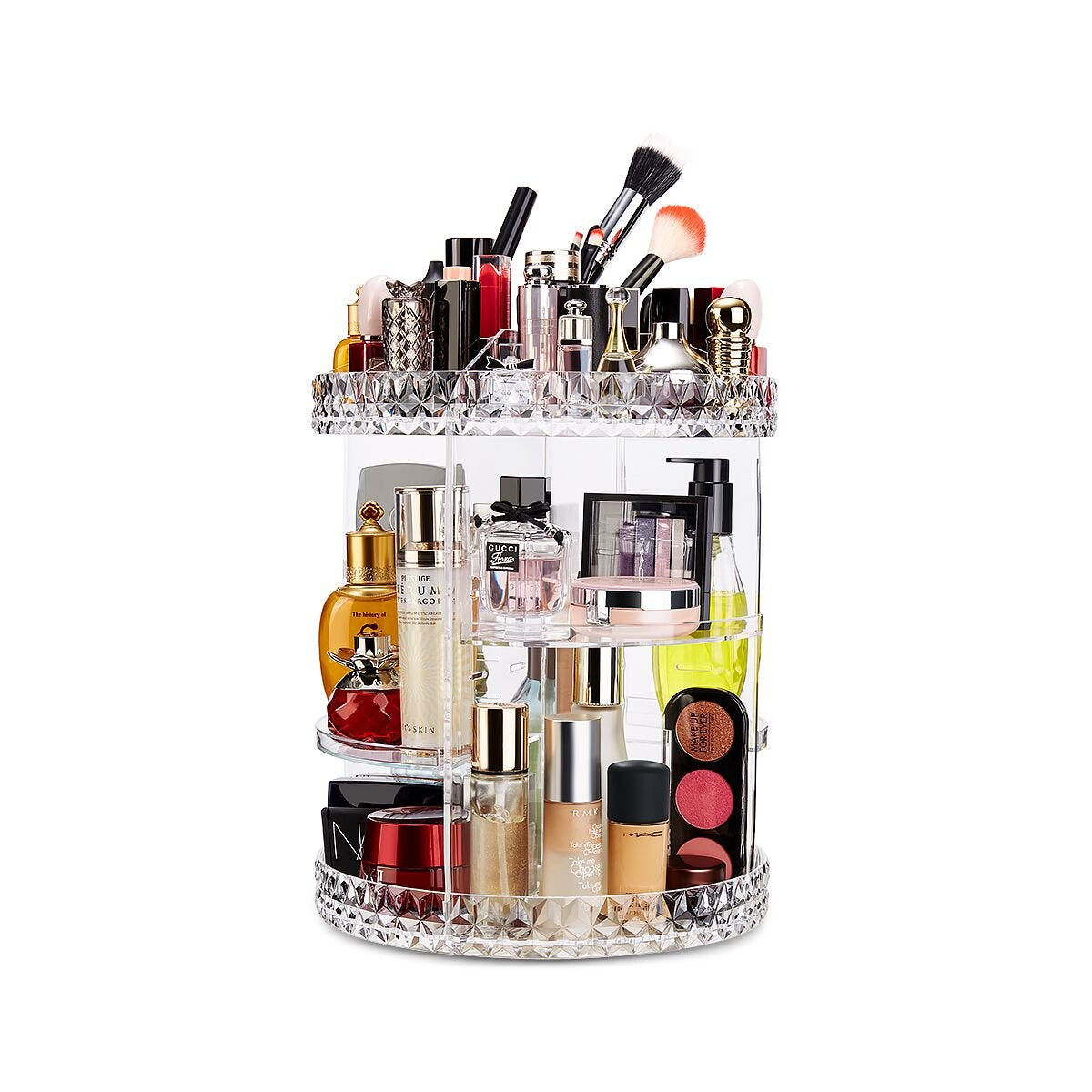 360-Degree Rotating Makeup Organizer