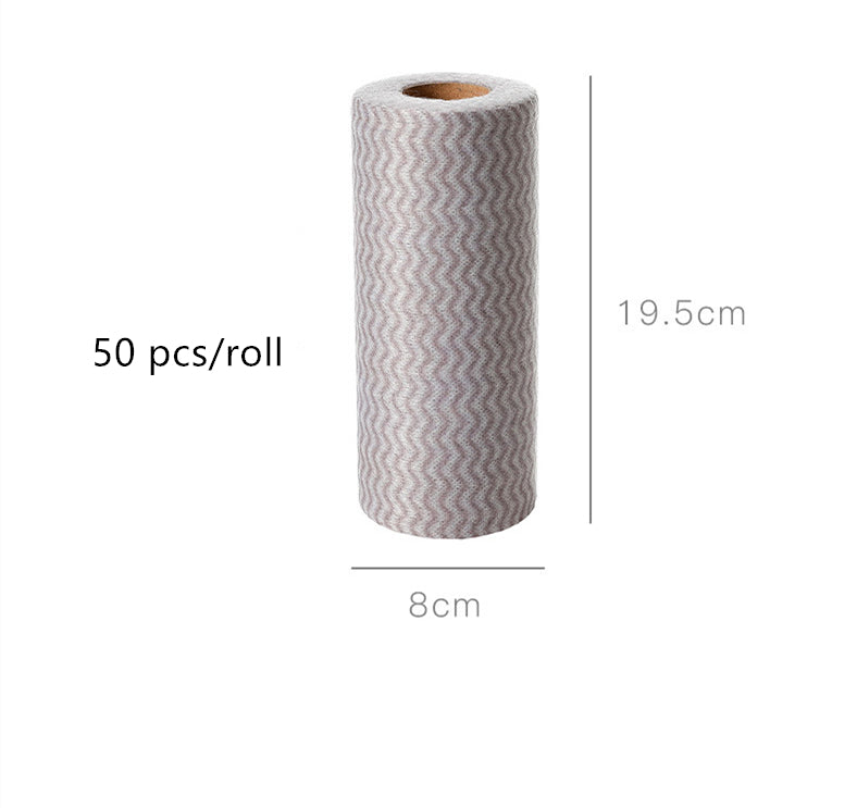 Disposable Cleaning Towel (3 Rolls/150pcs) Paper