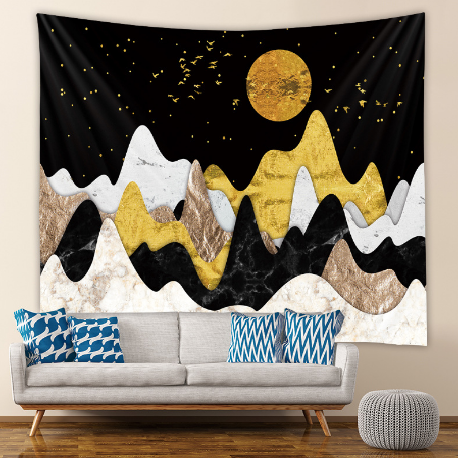 Mountains Tapestries 180*230cm/5'9*7'5ft