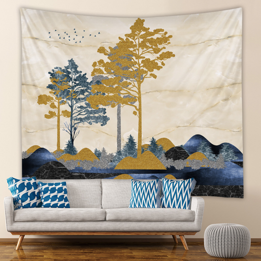Mountains Tapestries 150*200cm/4'9*6'6ft
