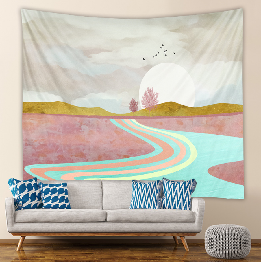 Mountains Tapestries 100*150cm/3'3*4'9ft