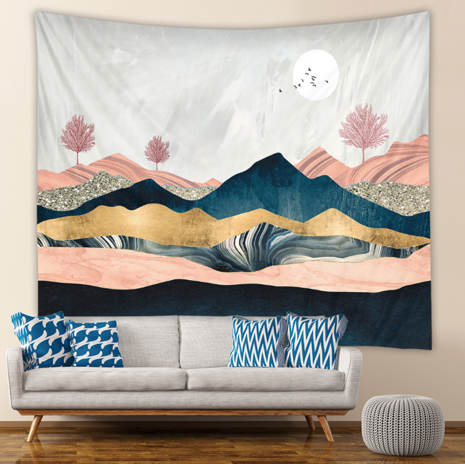 Mountains Tapestries 100*150cm/3'3*4'9ft