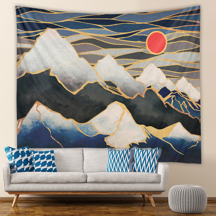 Mountains Tapestries 100*150cm/3'3*4'9ft