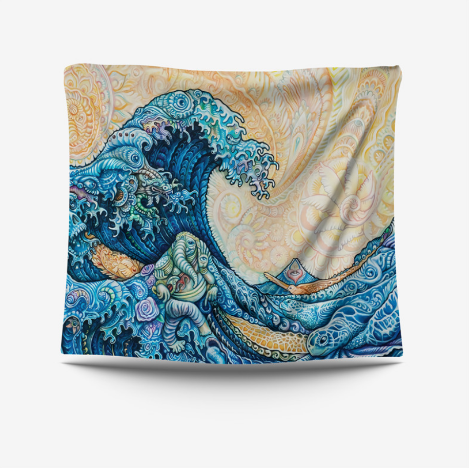 Ukiyo-e The Great Wave off Kanagawa Tapestries