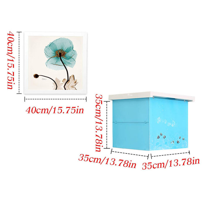 Foldable Bathroom Storage Cabinet