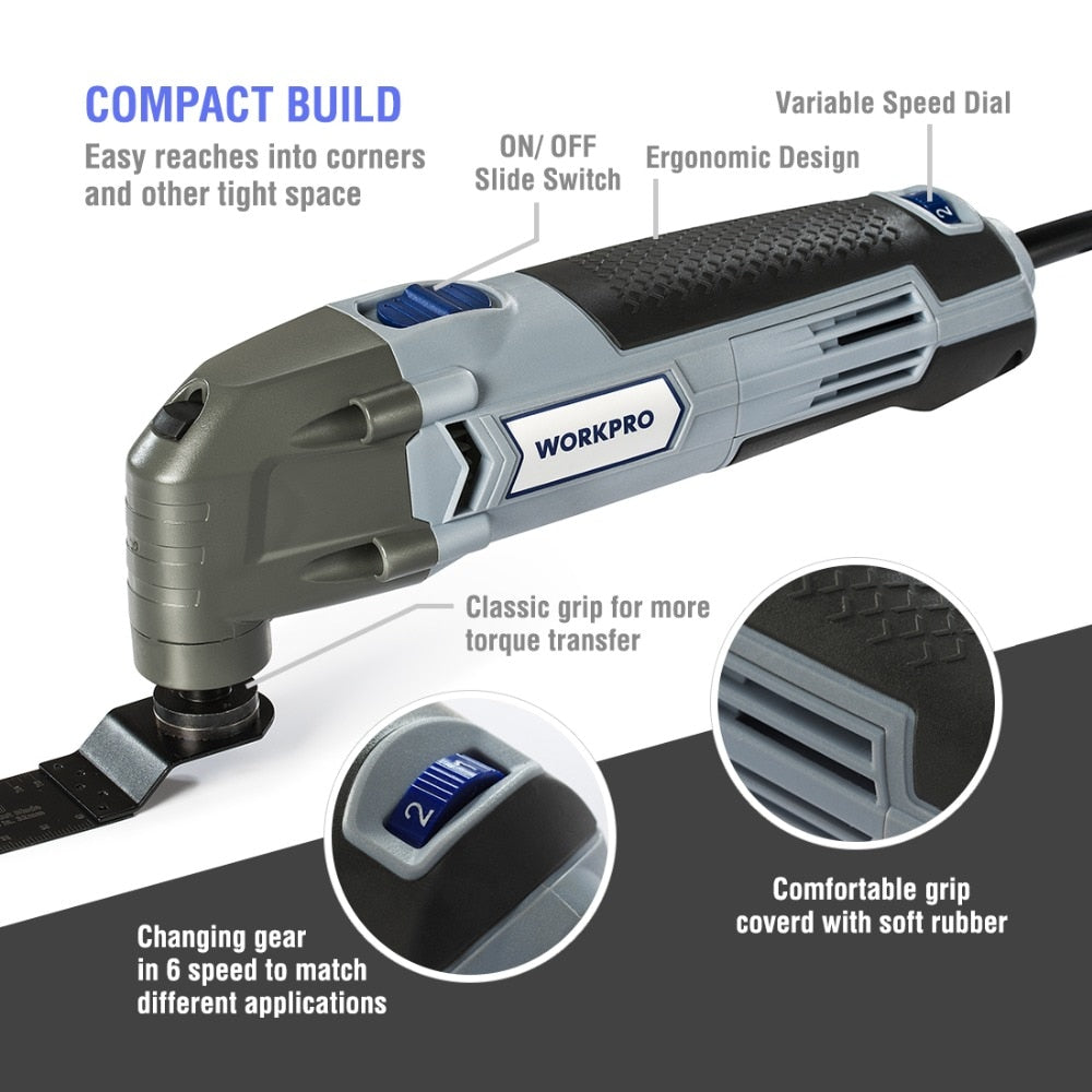 WORKPRO 300W Multifunction Power Tools Oscillating Tools