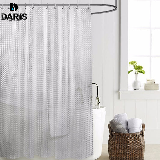 Plastic PEVA 3D Waterproof Shower Curtain