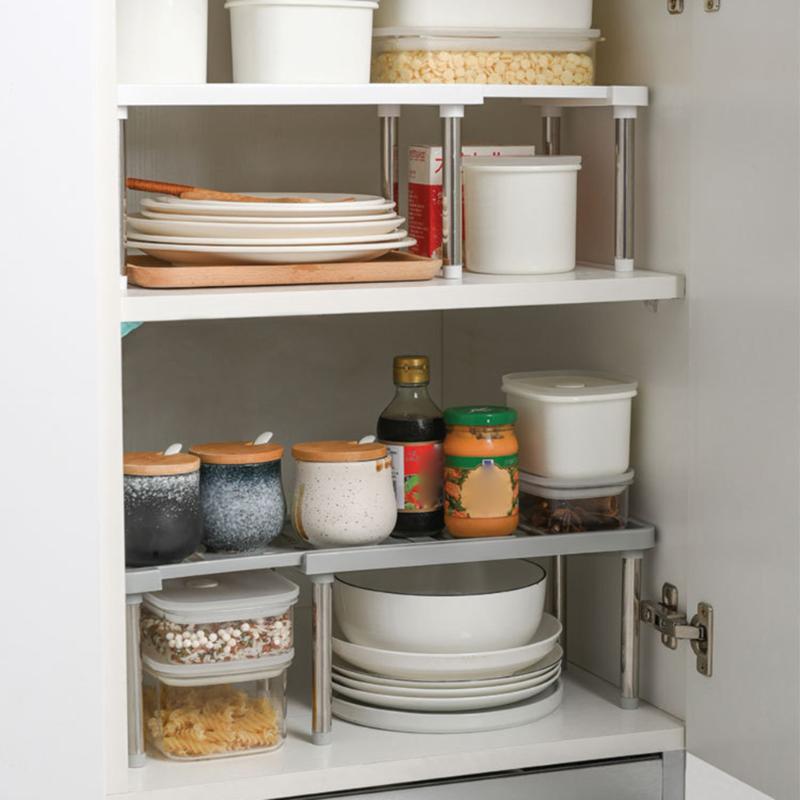 Foldable Kitchen Cupboard Storage Rack