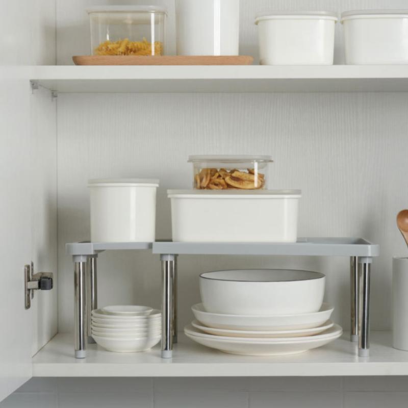 Foldable Kitchen Cupboard Storage Rack