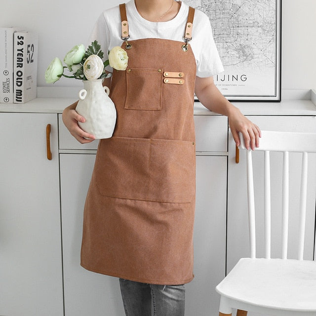 Canvas Apron Bib