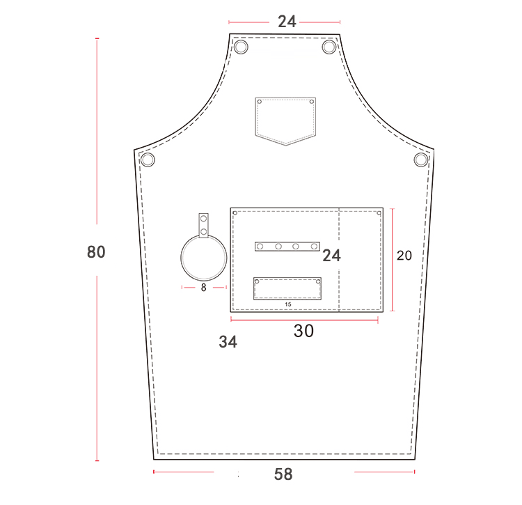 Canvas Apron Bib