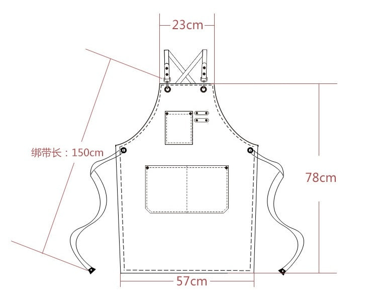 Canvas Apron Bib