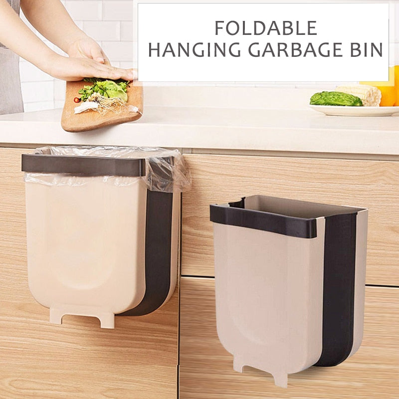 5L 9L Wall Hanging Folding Waste Bin