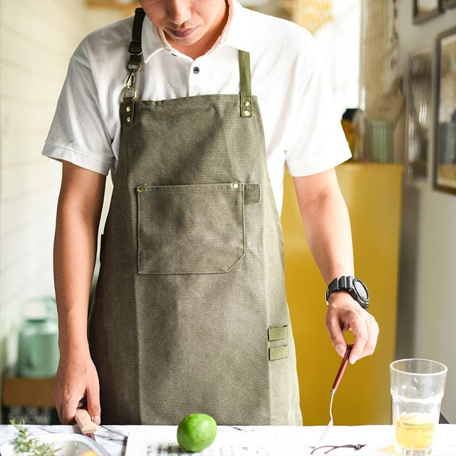 Canvas Apron Bib