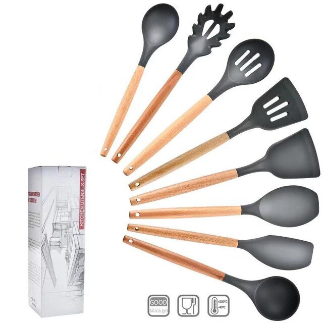 Silicone Cooking Utensils Set