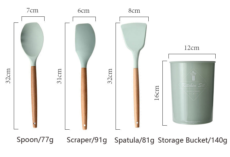 Silicone Cooking Utensils Set