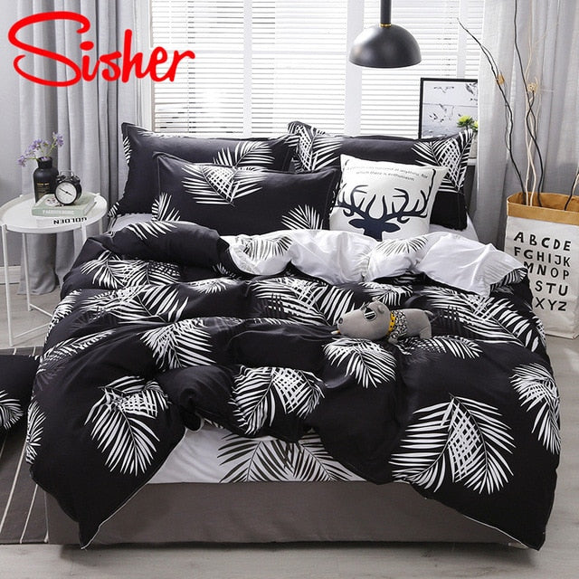 Sisher Bedding Set With Pillowcase Duvet Cover