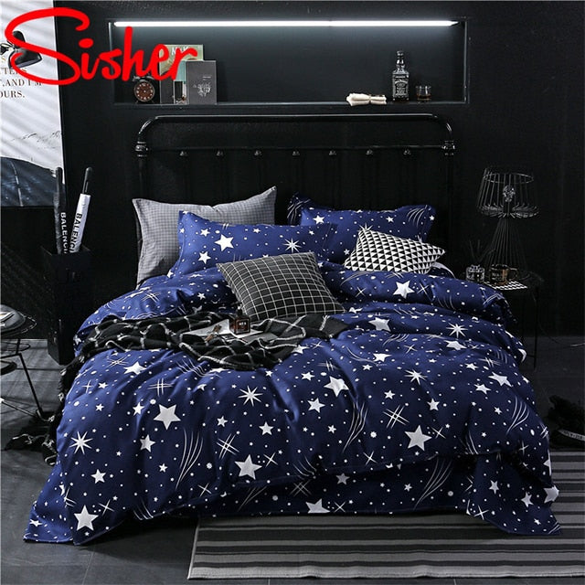 Sisher Bedding Set With Pillowcase Duvet Cover