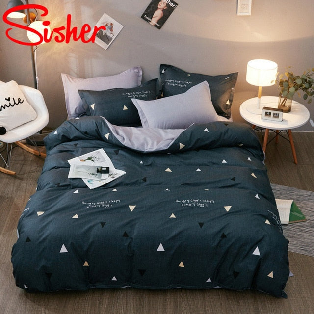 Sisher Bedding Set With Pillowcase Duvet Cover