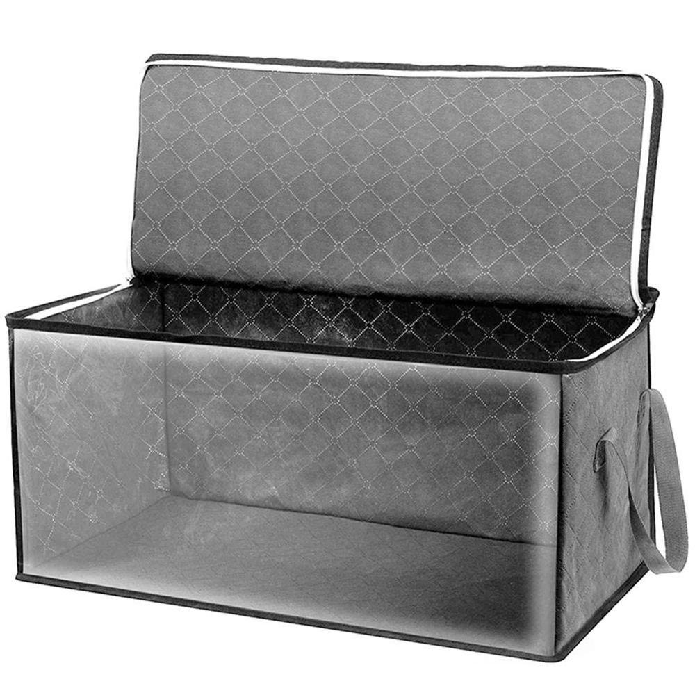 Non-Woven  Fabric Folding 2 Pcs Clothes Storage Box