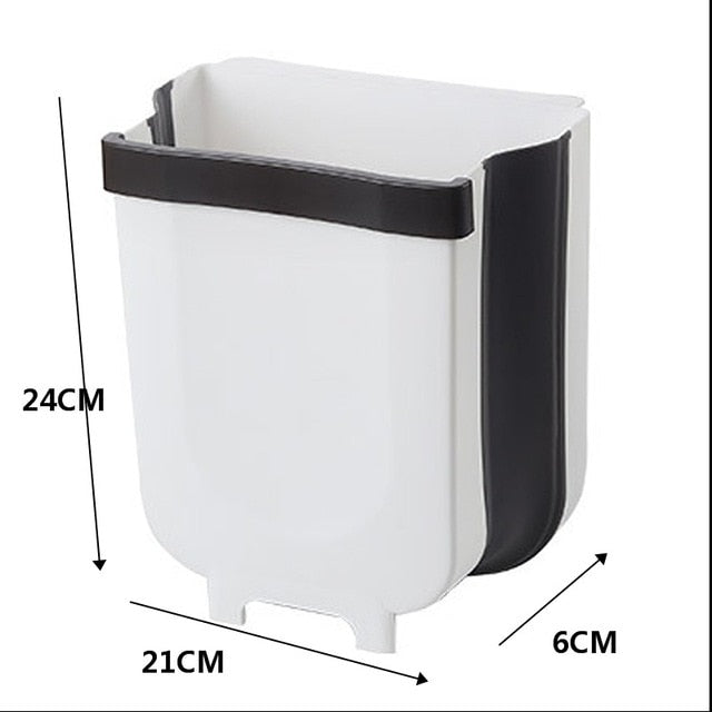 5L 9L Wall Hanging Folding Waste Bin