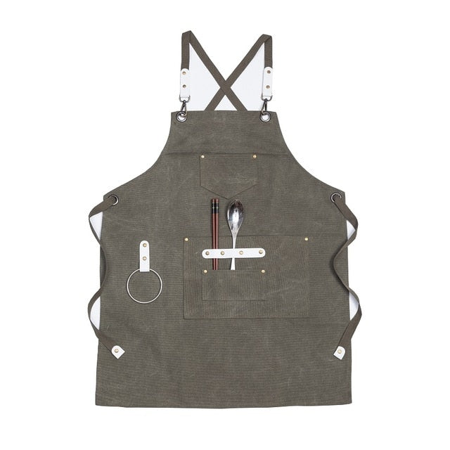 Canvas Apron Bib