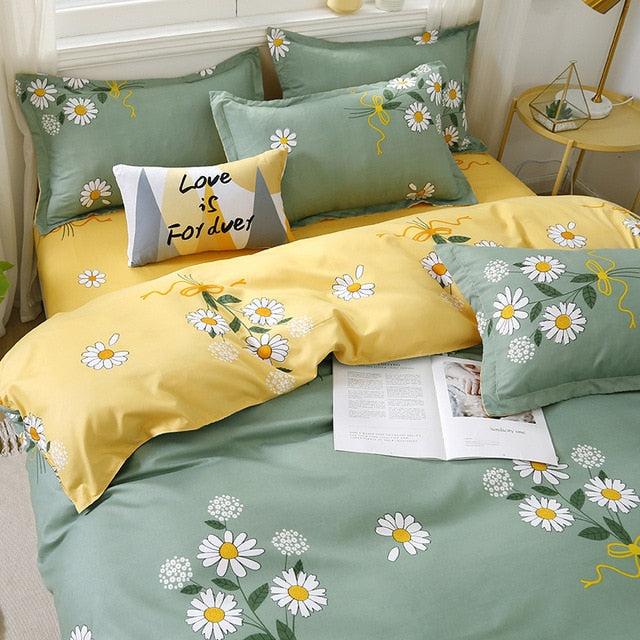 Sisher Bedding Set With Pillowcase Duvet Cover