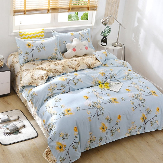 Sisher Bedding Set With Pillowcase Duvet Cover