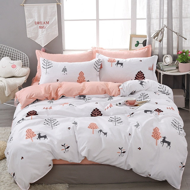 Sisher Bedding Set With Pillowcase Duvet Cover