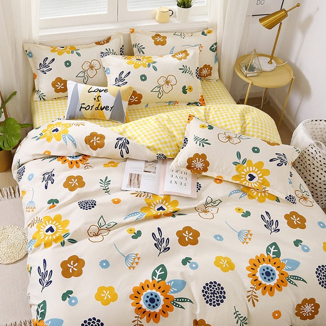 Sisher Bedding Set With Pillowcase Duvet Cover