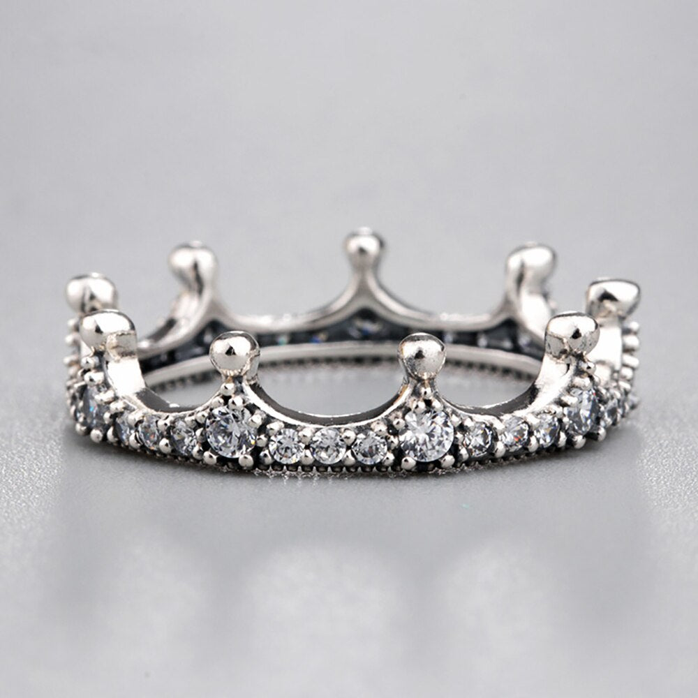 Silver Crown Ring